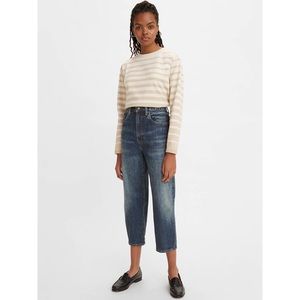 NWT Levi’s Made & Crafted Barrel Crop in Mado Size 26